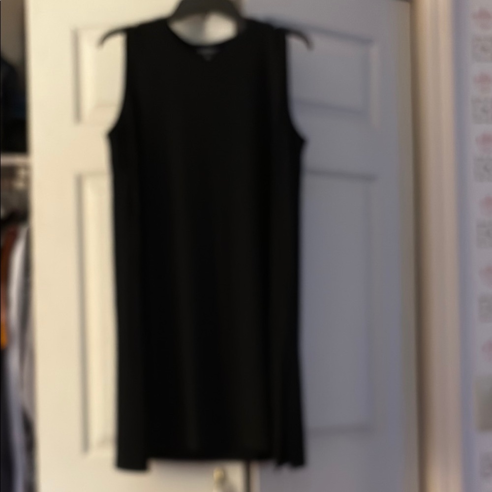 Eileen Fisher Chic Black Sleeveless Dress